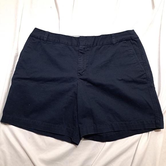Liz Claiborne | Navy blue Audra fabric summer short - Picture 1 of 7